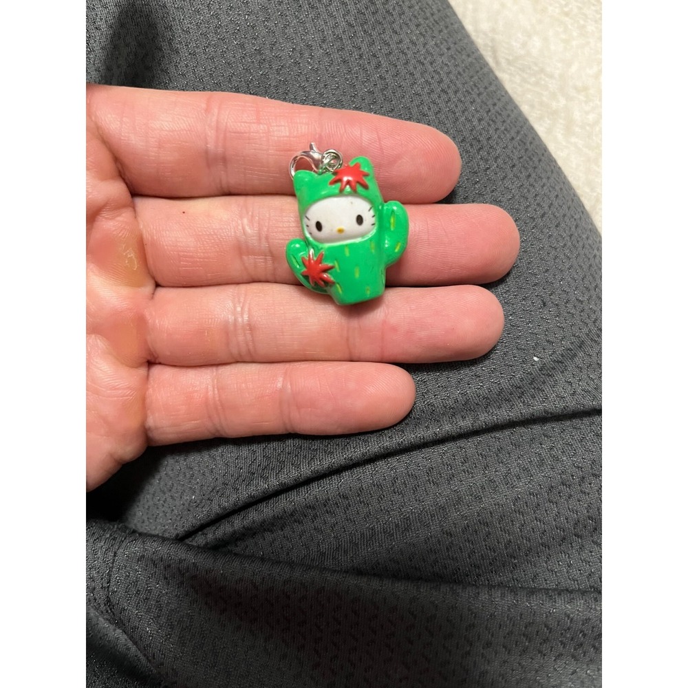 Sanrio Hello Kitty Cactus Mini Figure Charm Keychain